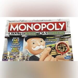 Monopoly Crooked Cash Board Game New in box
